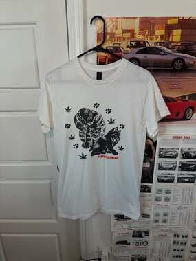 Badassfuckingkid Nettspend Stony Cat Heavy Cotton Tee Shirt